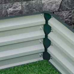 Outsunny 4' X 4' X 1' Galvanized Raised Garden Bed, Planter Raised Bed With Steel Frame For Vegetables, Flowers, Plants And Herbs -OUTSUNNY Sales Store GUEST 87f25f35 7b58 418c 8afe d9585d5b2f24