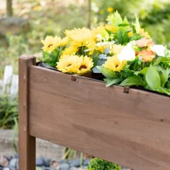 Outsunny 49'' X 21'' X 34'' Raised Garden Bed W/ 8 Grow Grids, Outdoor Wood Plant Box Stand W/ Storage Shelf And Lockable Wheels For Vegetable Flower 9 Outsunny 49'' X 21'' X 34'' Raised Garden Bed W/ 8 Grow Grids, Outdoor Wood Plant Box Stand W/ Storage Shelf And Lockable Wheels For Vegetable Flower -OUTSUNNY Sales Store GUEST 89a3f25a 0a2f 4f1a 8f07 0d9b0825c541