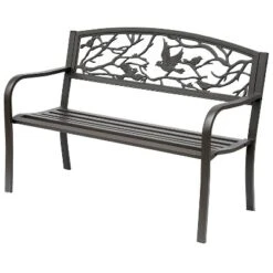 Outsunny 50" Vintage Animal Pattern Garden Cast Iron Patio Bench, Outdoor Furniture Loveseat Chair With Backrest And Armrest For Yard, Lawn, Brown 7 Outsunny 50" Vintage Animal Pattern Garden Cast Iron Patio Bench, Outdoor Furniture Loveseat Chair With Backrest And Armrest For Yard, Lawn, Brown -OUTSUNNY Sales Store GUEST 8c17bf68 9f01 416e 89fc 58ebdf875011