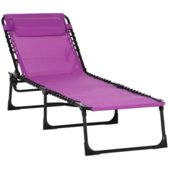 Outsunny Outdoor Folding Chaise Lounge Chair Portable Lightweight Reclining Garden Sun Lounger With 4-Position Adjustable Backrest For Patio, Deck, And Poolside -OUTSUNNY Sales Store GUEST 8cee830e 8506 47e7 b03d ea86c549e1b0