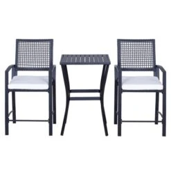 Outsunny 3PCS Patio Bar Set With Soft Cushion, Rattan Wicker Outdoor Furniture Set For Backyards, Lawn, Deck, Poolside 9 Outsunny 3PCS Patio Bar Set With Soft Cushion, Rattan Wicker Outdoor Furniture Set For Backyards, Lawn, Deck, Poolside -OUTSUNNY Sales Store GUEST 8ff5112e b207 441d 9665 93d4cb8f0473