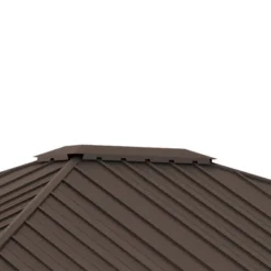 Outsunny 11.9" X 9.8" Hardtop Gazebo With Curtains And Netting, Permanent Pavilion Metal Roof Gazebo Canopy With Aluminum Frame And Top Hook, Gray -OUTSUNNY Sales Store GUEST 93515765 9fdd 4e30 a1fd bad59a9884d2