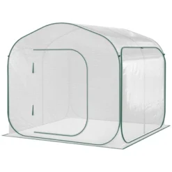 Outsunny 7' X 7' X 6' Portable Walk-in Greenhouse, Pop-up Setup, Outdoor Garden Canopy Hot House, Zipper Door -OUTSUNNY Sales Store GUEST 93c96221 fb7d 4f4f ac03 671eb08d6082