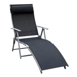 Outsunny Steel Fabric Outdoor Folding Chaise Lounge Chair Recliner With Portable Design & 7 Adjustable Backrest Positions 16 Outsunny Steel Fabric Outdoor Folding Chaise Lounge Chair Recliner With Portable Design & 7 Adjustable Backrest Positions -OUTSUNNY Sales Store GUEST 93e2b606 13f5 4923 83bd f7008267c910