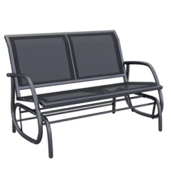 Outsunny 2-Person Outdoor Glider Bench Patio Double Swing Rocking Chair Loveseat W/Power Coated Steel Frame For Backyard Garden Porch 16 Outsunny 2-Person Outdoor Glider Bench Patio Double Swing Rocking Chair Loveseat W/Power Coated Steel Frame For Backyard Garden Porch -OUTSUNNY Sales Store GUEST 95e5bbd1 96ed 49a8 8df7 92623753ae11