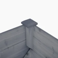 Outsunny 48" Raised Garden Bed With Tool Hooks, 660lb Capacity Fir Wood Elevated Planter Box W/ Water Draining Funnel Design To Grow Vegetables, Gray -OUTSUNNY Sales Store GUEST 9687515e d3d6 41c0 9e63 2f48a048d15e