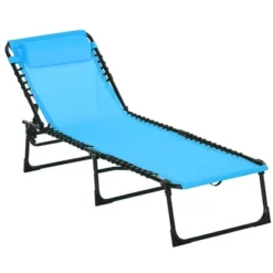 Outsunny Outdoor Folding Chaise Lounge Chair Portable Lightweight Reclining Garden Sun Lounger With 4-Position Adjustable Backrest For Patio, Deck, And Poolside -OUTSUNNY Sales Store GUEST 97fc7122 70a9 4bb2 8711 a5adbcbb1290