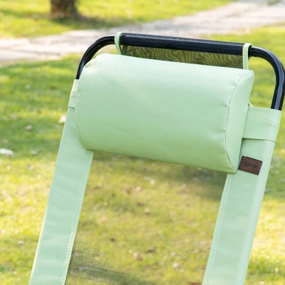 Outsunny Set Of 2 Portable Folding Recliner, Outdoor Patio Chaise Lounge Chair With Adjustable Backrest 4 Outsunny Set Of 2 Portable Folding Recliner, Outdoor Patio Chaise Lounge Chair With Adjustable Backrest - Image 4