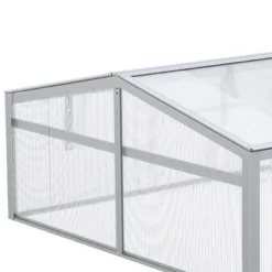 Outsunny 39" Aluminum Vented Cold Frame Mini Greenhouse Kit With Adjustable Roof, Polycarbonate Panels, & Strong Design -OUTSUNNY Sales Store GUEST 9cdbfe47 50eb 4e62 b7cb 08be655e4a8d