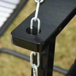 Outsunny 2-Seater Hanging Porch Swing Outdoor Patio Swing Chair Seat With Slatted Build And Chains, 440lbs Weight Capacity -OUTSUNNY Sales Store GUEST 9d8ff31f e747 4abb b9f3 31682abab861