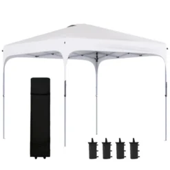 Outsunny 8' X 8' Pop Up Canopy, Foldable Gazebo Tent With Carry Bag With Wheels And 4 Leg Weight Bags For Outdoor Garden Patio Party 17 Outsunny 8' X 8' Pop Up Canopy, Foldable Gazebo Tent With Carry Bag With Wheels And 4 Leg Weight Bags For Outdoor Garden Patio Party -OUTSUNNY Sales Store GUEST a1af768e e210 4d06 801e ad4f8aebe728