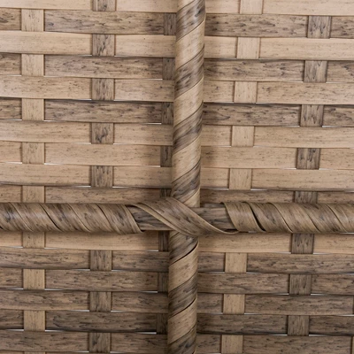 Outsunny Patio Adirondack Chair With All-Weather Rattan Wicker, Soft Cushions, Tall Curved Backrest For Deck Or Garden 5 Outsunny Patio Adirondack Chair With All-Weather Rattan Wicker, Soft Cushions, Tall Curved Backrest For Deck Or Garden - Image 5