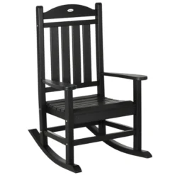 Outsunny Outdoor Rocking Chair, Traditional Slatted Porch Rocker, With Armrests, Fade-Resistant Waterproof HDPE For Indoor & Outdoor 13 Outsunny Outdoor Rocking Chair, Traditional Slatted Porch Rocker, With Armrests, Fade-Resistant Waterproof HDPE For Indoor & Outdoor -OUTSUNNY Sales Store GUEST a54ae0b1 adb0 43f6 bf12 41aa7523f516