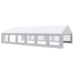 Outsunny 23' X 39' Party Tent & Carport With Removable Sidewalls And Windows, White Tents For Parties, Wedding And Outdoor Events 7 Outsunny 23' X 39' Party Tent & Carport With Removable Sidewalls And Windows, White Tents For Parties, Wedding And Outdoor Events -OUTSUNNY Sales Store GUEST ac3a6ee3 53fb 472a 940b 8931277e8aea