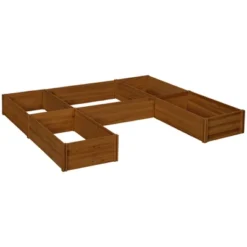 Outsunny 7.5x7.5ft Pack Of 5 Raised Garden Bed, Large Wooden Planters For Outdoor Plants, Vegetables, Flowers, Herbs, Easy Assembly, Brown 7 Outsunny 7.5x7.5ft Pack Of 5 Raised Garden Bed, Large Wooden Planters For Outdoor Plants, Vegetables, Flowers, Herbs, Easy Assembly, Brown -OUTSUNNY Sales Store GUEST b0e6e650 b12d 455f ac4b 9a3de832fdc9