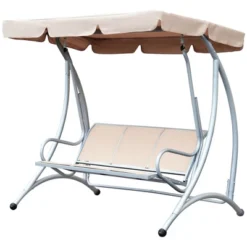 Outsunny 3 Person Patio Swing Seats, Porch Swing With Stand And Adjustable Canopy Outdoor Swing Chair Bench For Garden, Poolside 13 Outsunny 3 Person Patio Swing Seats, Porch Swing With Stand And Adjustable Canopy Outdoor Swing Chair Bench For Garden, Poolside -OUTSUNNY Sales Store GUEST b27e39bf d379 4c76 b522 3c5128d9dbc4