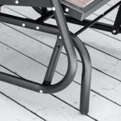 Outsunny 2 Piece Outdoor Glider Chair Set, Swing Chair With Breathable Mesh Fabric, Curved Armrests For Porch, Garden, Poolside, Balcony, Brown 9 Outsunny 2 Piece Outdoor Glider Chair Set, Swing Chair With Breathable Mesh Fabric, Curved Armrests For Porch, Garden, Poolside, Balcony, Brown -OUTSUNNY Sales Store GUEST b309cef9 c3dd 4b46 abc9 9e712267e8e3 1