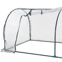 Outsunny Portable Tunneled Greenhouse With Zippered Doors, Water/UV Fighting PVC Cover -OUTSUNNY Sales Store GUEST b4340187 e7f9 4eb0 ada2 a20cf5284546