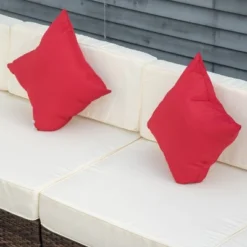 Outsunny 9-Piece Outdoor Patio Sectional Furniture Set, Cushions, Pillows, 2 Reclining Chaise, Outdoor Coffee Table, Wicker Sofa Set, Cushions, Beige -OUTSUNNY Sales Store GUEST b43519a4 bbe4 4a1e b2c3 a1e02a74818c