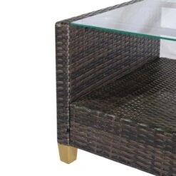 Outsunny 4 Pieces Patio Furniture Sets Rattan Wicker Chair W/ Table Outdoor Conversation Set With Cushion For Backyard Porch Garden Poolside And Deck -OUTSUNNY Sales Store GUEST b8372461 f6fb 4d9b 8f69 0a1ecba52525