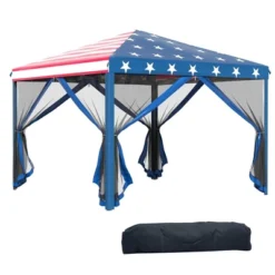 Outsunny 10' X 10' Heavy Duty Pop Up Canopy With Removable Mesh Sidewall Netting, Easy Setup Design, Outdoor Party Event With Storage Bag -OUTSUNNY Sales Store GUEST bb308831 899b 467a a121 1cf9ef7a4e3e
