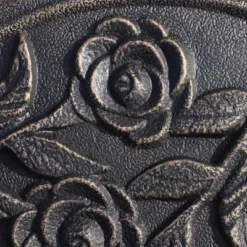 Outsunny 18" 20 Lbs Round Resin Umbrella Base Stand Market Parasol Holder With Decorative Rose Floral Pattern & Easy Setup For Garden, Bronze -OUTSUNNY Sales Store GUEST c3fc5902 e99e 49aa 847f e63dee343ee7