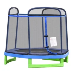 Outsunny 7 Foot Kids Trampoline, Durable Bouncer Spring Gym Toy With Safety Net Enclosure, Padded Cover, Fun Exercise Activity For Children -OUTSUNNY Sales Store GUEST c64f565d a1b9 4b50 9084 c75011b017bc