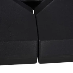 Outsunny 4-Piece Outdoor Patio Offset Umbrella Base Stand Weight Holder W/ Cross Base For Powerful Support, 158lbs Sand Or 132lbs Water Filled, Black -OUTSUNNY Sales Store GUEST c9c4b5fe 5053 4d7b 9ac3 ce9ed5a8550c