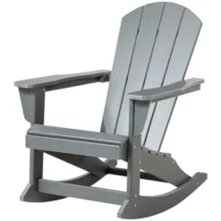 Outsunny Outdoor Rocking Chair, HDPE Adirondack Style Rocker Chair For Porch, Garden, Patio, Light Gray 7 Outsunny Outdoor Rocking Chair, HDPE Adirondack Style Rocker Chair For Porch, Garden, Patio, Light Gray -OUTSUNNY Sales Store GUEST c9fbbcad 05fa 4e39 8eaf 1194a38ab1d6