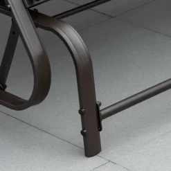 Outsunny 47" Outdoor Double Glider Bench For 2 Person, Patio Glider Armchair Swing Chair For Backyard With Mesh Seat And Backrest, Steel Frame -OUTSUNNY Sales Store GUEST cdbdf1da dc12 4f32 b9c9 e282b722f3b8