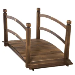 Outsunny 4.7' Garden Bridge, Arc Wood Footbridge, Decorative Pond Bridge With Side Rails 9 Outsunny 4.7' Garden Bridge, Arc Wood Footbridge, Decorative Pond Bridge With Side Rails -OUTSUNNY Sales Store GUEST ce0ab8bf d8c3 4d01 b28d de269eae90ff