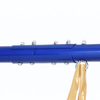 Outsunny 5-in-1 Kids Swing Set Backyard Playground Set With Saucer Swing, Outdoor Slide, Seesaw, Metal Swing Set Outdoor Playset Equipment 4 Outsunny 5-in-1 Kids Swing Set Backyard Playground Set With Saucer Swing, Outdoor Slide, Seesaw, Metal Swing Set Outdoor Playset Equipment - Image 4