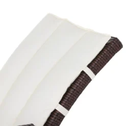 Outsunny Outdoor Rattan Wicker Rocking Chair Patio Recliner With Soft Cushion, Adjustable Footrest, Max. 135 Degree Backrest -OUTSUNNY Sales Store GUEST d55e36a4 bfec 45fa b343 29439beb34fe