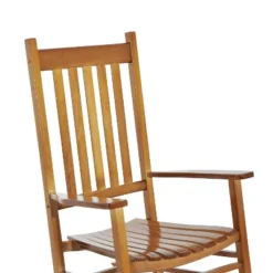 Outsunny Wooden Rocking Chair Indoor / Outdoor Rocker With High Back For Patio, Porch -OUTSUNNY Sales Store GUEST d57e8022 f694 4b01 83ea d785515c73d2