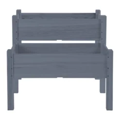 Outsunny 34" X 34" X 28" Raised Garden Bed 2-Tier Wooden Planter Box For Backyard, Patio To Grow Vegetables, Herbs, And Flowers Gray 8 Outsunny 34" X 34" X 28" Raised Garden Bed 2-Tier Wooden Planter Box For Backyard, Patio To Grow Vegetables, Herbs, And Flowers Gray -OUTSUNNY Sales Store GUEST da52d089 4818 4131 83ed bfebfd846bfd