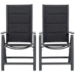 Outsunny Set Of 2 Folding Patio Chairs, Two-Person Camping Chairs With Adjustable Backrest And Padded Seat For Bistro, Deck, Backyard, Black 7 Outsunny Set Of 2 Folding Patio Chairs, Two-Person Camping Chairs With Adjustable Backrest And Padded Seat For Bistro, Deck, Backyard, Black -OUTSUNNY Sales Store GUEST dc20d912 959a 41ed afb8 fa0223a75d4b