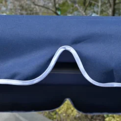 Outsunny 3-Person Porch Swing With Canopy, Patio Swing Chair, Outdoor Canopy Swing Bench With Adjustable Shade, Cushion And Steel Frame -OUTSUNNY Sales Store GUEST de13948e 0cf3 44bc afda a1620fff86cf