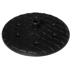 Outsunny 20" Umbrella Table Tray Portable Round Table Top For Beach, Patio, Garden, Swimming Pool, Deck, Black -OUTSUNNY Sales Store GUEST dee4fe33 e23d 4278 857f c5e8e957015d