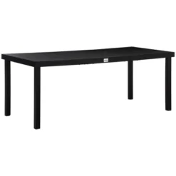Outsunny Patio Dining Table, Rectangular Aluminum Outdoor Table For Garden Lawn Backyard, Black 15 Outsunny Patio Dining Table, Rectangular Aluminum Outdoor Table For Garden Lawn Backyard, Black -OUTSUNNY Sales Store GUEST e33a1d51 a8a6 48c2 a315 9d7665965b1a