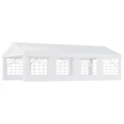 Outsunny 13' X 26' Event Tent & Party Pavilion, Removable Sidewalls, Zipper Doors, Extra Large Steel Frame, Stylish Windows, Wedding White -OUTSUNNY Sales Store GUEST e40f753e 6978 4b40 921b 7a452da7c0e0