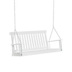 Outsunny 2-Seater Hanging Porch Swing Outdoor Patio Swing Chair Seat With Slatted Build And Chains, 440lbs Weight Capacity -OUTSUNNY Sales Store GUEST e4b0ab28 522c 4300 835d cc9382914349