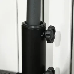 Outsunny Half Round Umbrella Base, Sand Or Water Filled Half Patio Umbrella Stand Holder For Garden, 40lb Capacity Water Or 46lb Capacity Sand, Black -OUTSUNNY Sales Store GUEST e70fbf67 b6fa 4f3a be0f dcd0f238676d