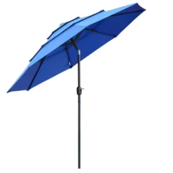 Outsunny 9FT 3 Tiers Patio Umbrella Outdoor Market Umbrella With Crank, Push Button Tilt For Deck, Backyard And Lawn 18 Outsunny 9FT 3 Tiers Patio Umbrella Outdoor Market Umbrella With Crank, Push Button Tilt For Deck, Backyard And Lawn -OUTSUNNY Sales Store GUEST e7d8e5b8 6a28 4181 9ca9 3d6a5c59e40b