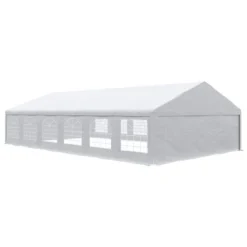 Outsunny 23' X 39' Party Tent & Carport With Removable Sidewalls And Windows, White Tents For Parties, Wedding And Outdoor Events 8 Outsunny 23' X 39' Party Tent & Carport With Removable Sidewalls And Windows, White Tents For Parties, Wedding And Outdoor Events -OUTSUNNY Sales Store GUEST ed25dce9 4d8f 4ee9 b5bb 826b32e10ccd