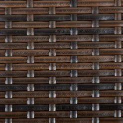 Outsunny 6 PCS Patio Dining Set All Weather Rattan Wicker Furniture Set With Wood Grain Top Table And Soft Cushions -OUTSUNNY Sales Store GUEST ed406bf9 5b30 44e5 ad95 e25070485f47