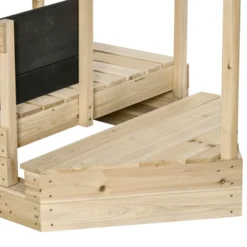 Outsunny Kids Wooden Sandbox, Covered Children Pirate Sand Boat For Outdoor, Foldable Play Station, W/ Flag, Canopy Shade, Bottom Liner, Blackboard, For 3-8 Years Old, Natural Wood -OUTSUNNY Sales Store GUEST ed86004c 9396 4d74 83f4 2a9541a64404