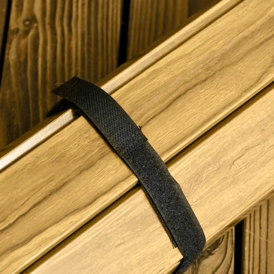 Outsunny Outdoor Portable Table With Collapsing Roll-Up Top, Folding Camping Table, Waterproof Finish, Picnic & Tailgate Table For Beach 5 Outsunny Outdoor Portable Table With Collapsing Roll-Up Top, Folding Camping Table, Waterproof Finish, Picnic & Tailgate Table For Beach - Image 5