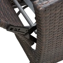 Outsunny Patio PE Rattan Wicker Recliner Chair With 360° Swivel, Soft Cushion, Lounge Chair For Patio, Garden, Backyard -OUTSUNNY Sales Store GUEST eeadb7cf 490a 46e5 9d57 968c9cd3c2ba