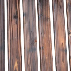 Outsunny Adirondack Chair With Ottoman, Wooden Patio Fire Pit Chair With Footrest With Wide Armrests For Backyard, Garden, Lawn, Rustic Brown -OUTSUNNY Sales Store GUEST f7974b49 fdf6 48b0 a38f 00ab8bf3743d