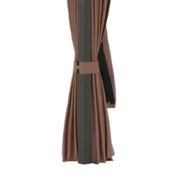 Outsunny Outdoor Hardtop Gazebo Galvanized Steel Canopy With Aluminum Frame Double Vented Roof Pergola With Netting And Curtains For Patios, Gardens, Lawns, Dark Brown 10 Outsunny Outdoor Hardtop Gazebo Galvanized Steel Canopy With Aluminum Frame Double Vented Roof Pergola With Netting And Curtains For Patios, Gardens, Lawns, Dark Brown -OUTSUNNY Sales Store GUEST f955ea82 cc6c 44cc 95b3 bb086c1457fd